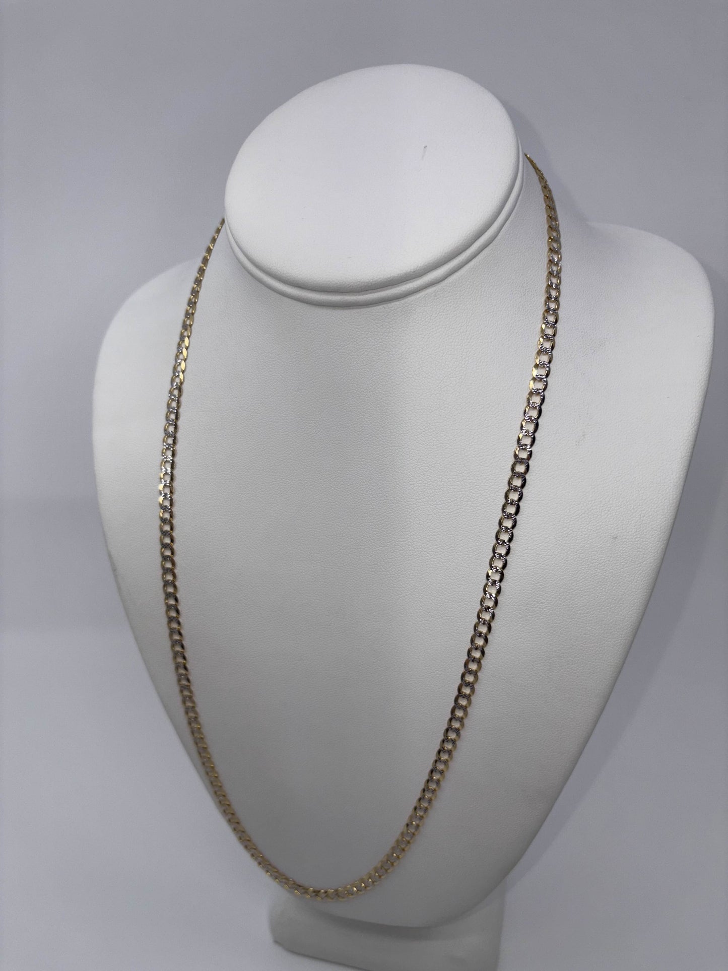 CUBAN TWO-TONE 14K GOLD, UNISEX