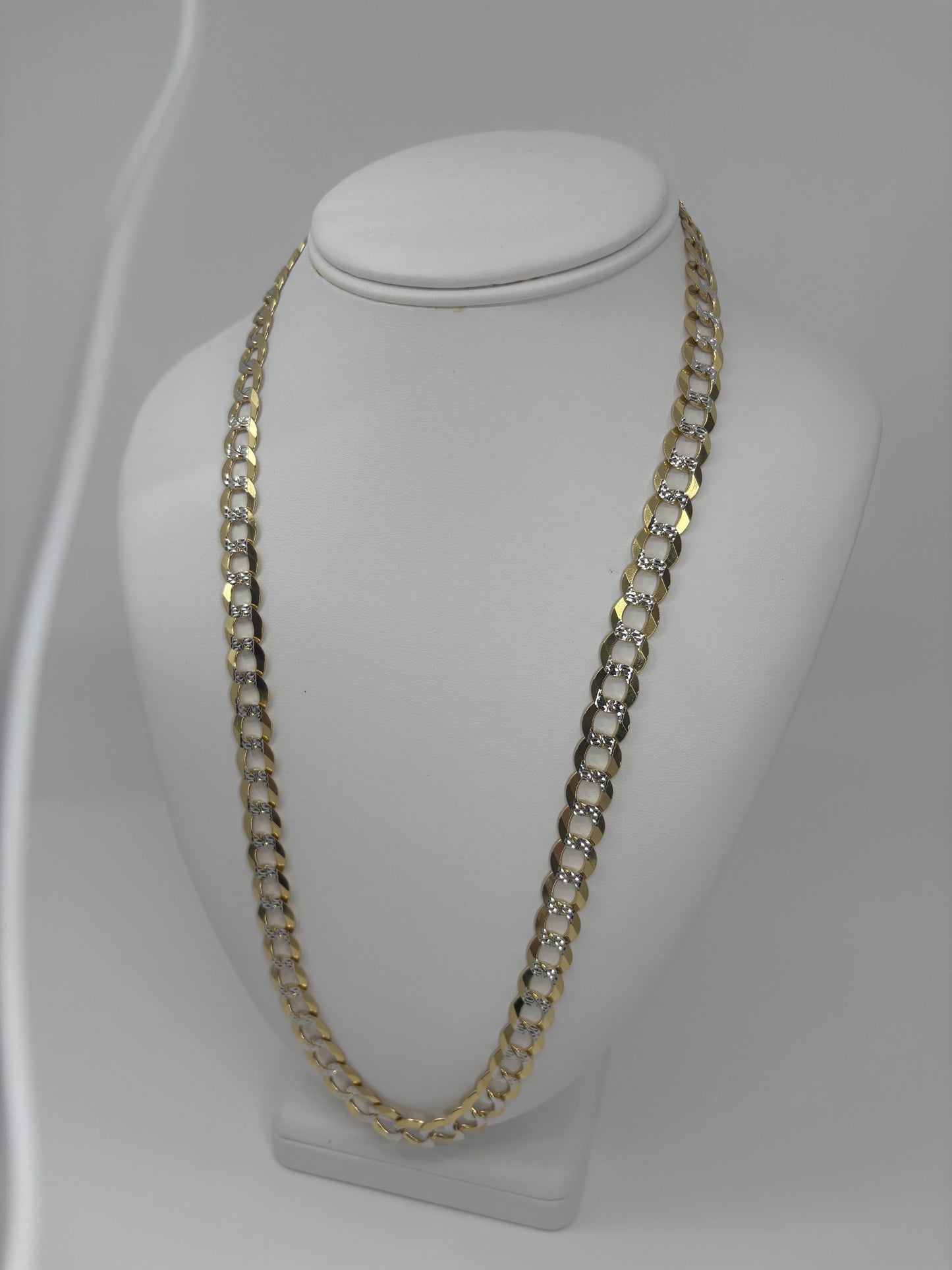 CUBAN TWO-TONE 14K GOLD, MEN