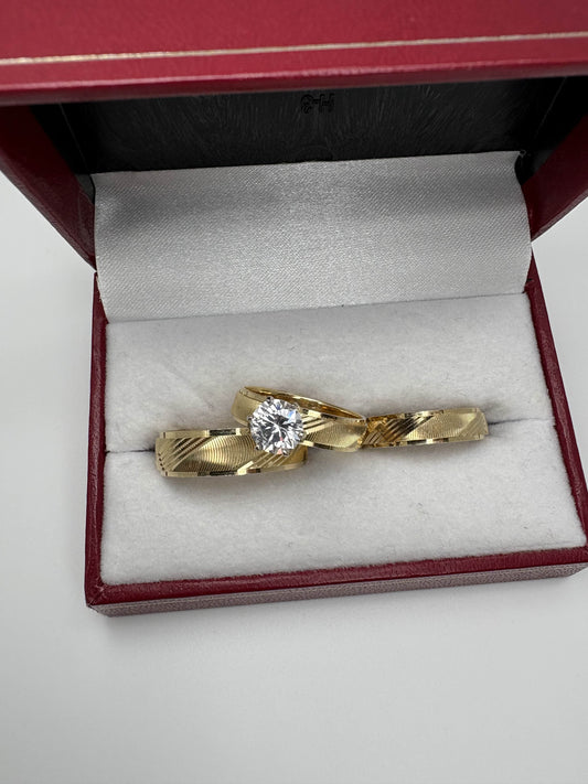 SOLITAIRE 14K GOLD, WOMEN