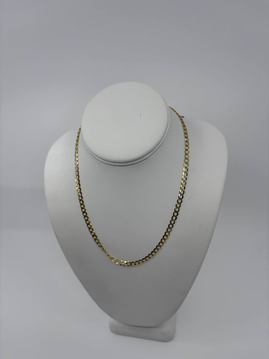 CUBAN TWO-TONE 14K GOLD, MEN