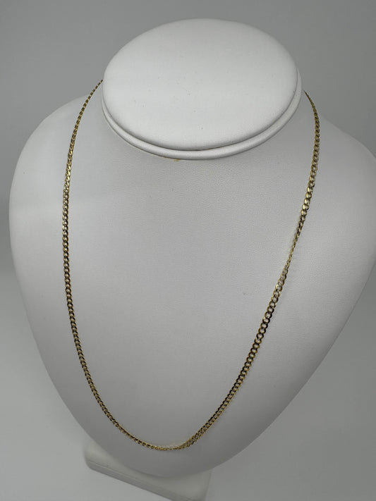 CUBAN TWO-TONE 14K GOLD, UNISEX
