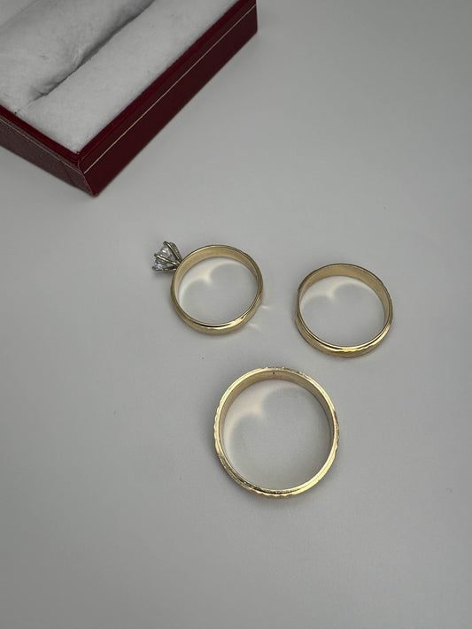 SOLITAIRE 14K GOLD, WOMEN