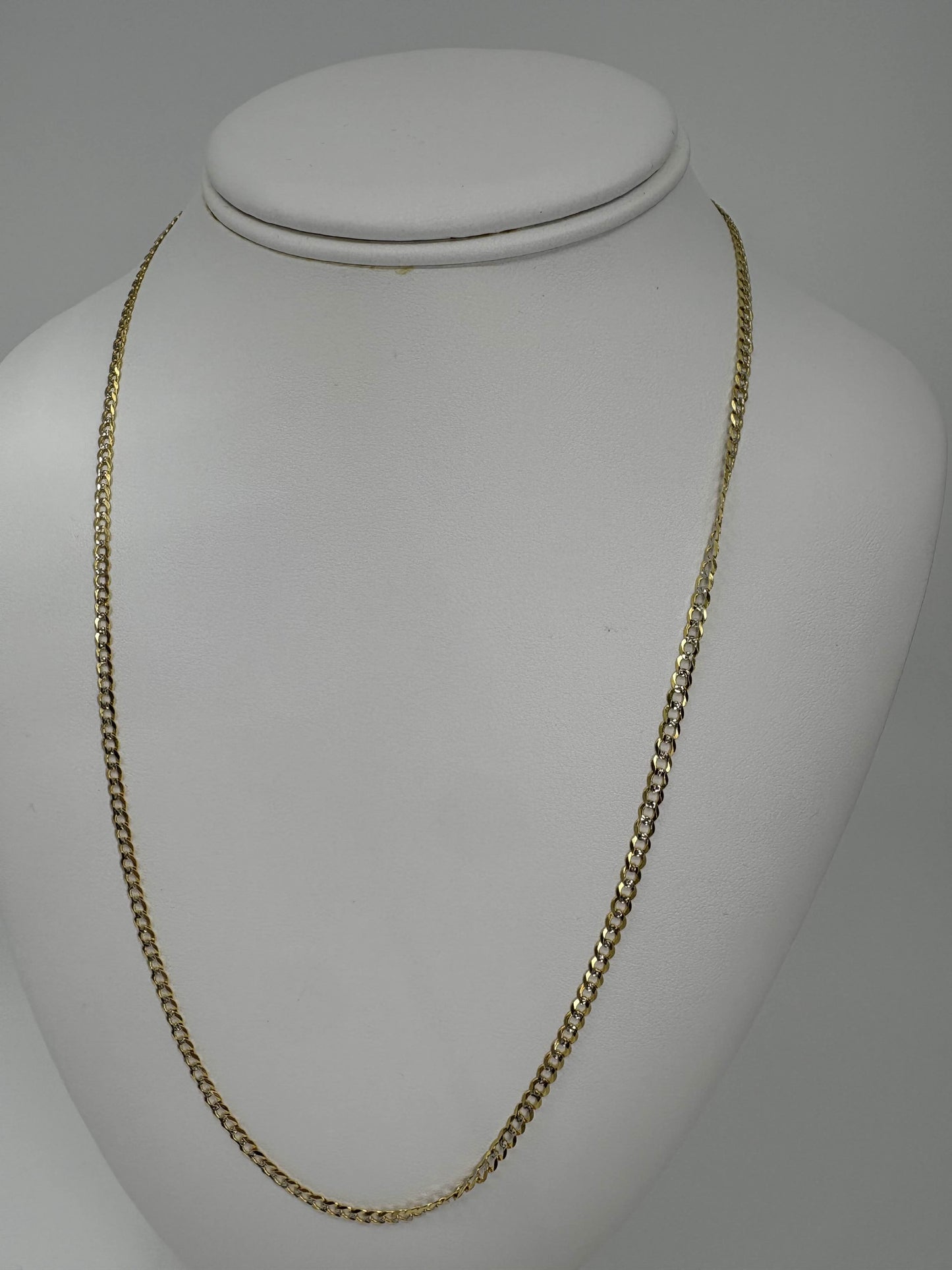 CUBAN TWO-TONE 14K GOLD, UNISEX