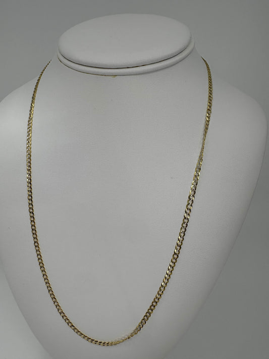 CUBAN TWO-TONE 14K GOLD, UNISEX