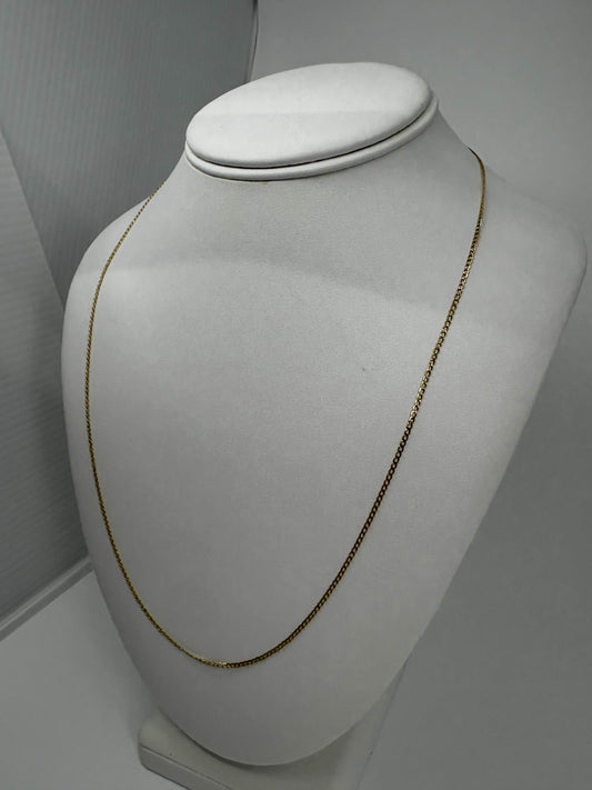 CUBAN TWO-TONE 14K GOLD, WOMEN