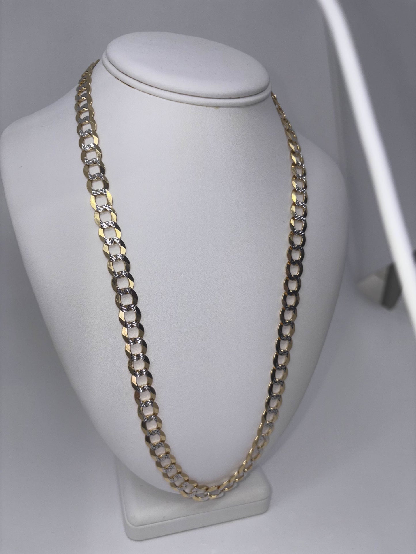 CUBAN TWO-TONE 14K GOLD, MEN