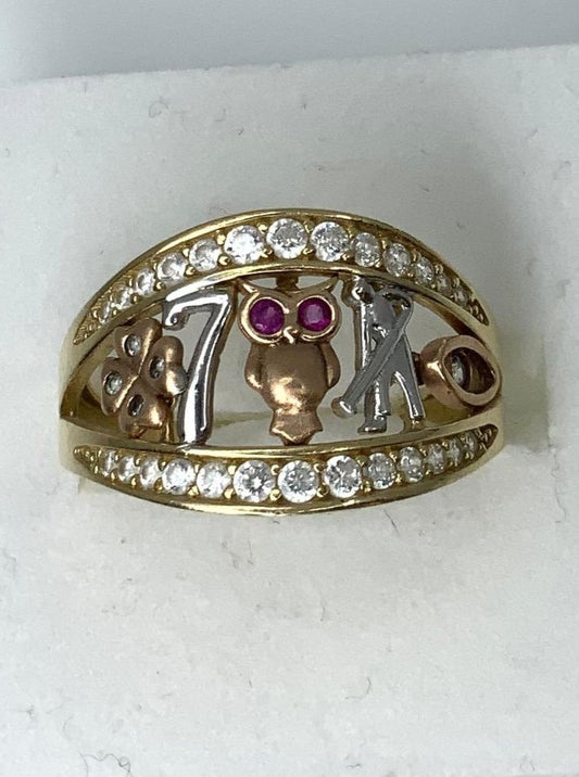 Anillo 7.0mm Oro 14K