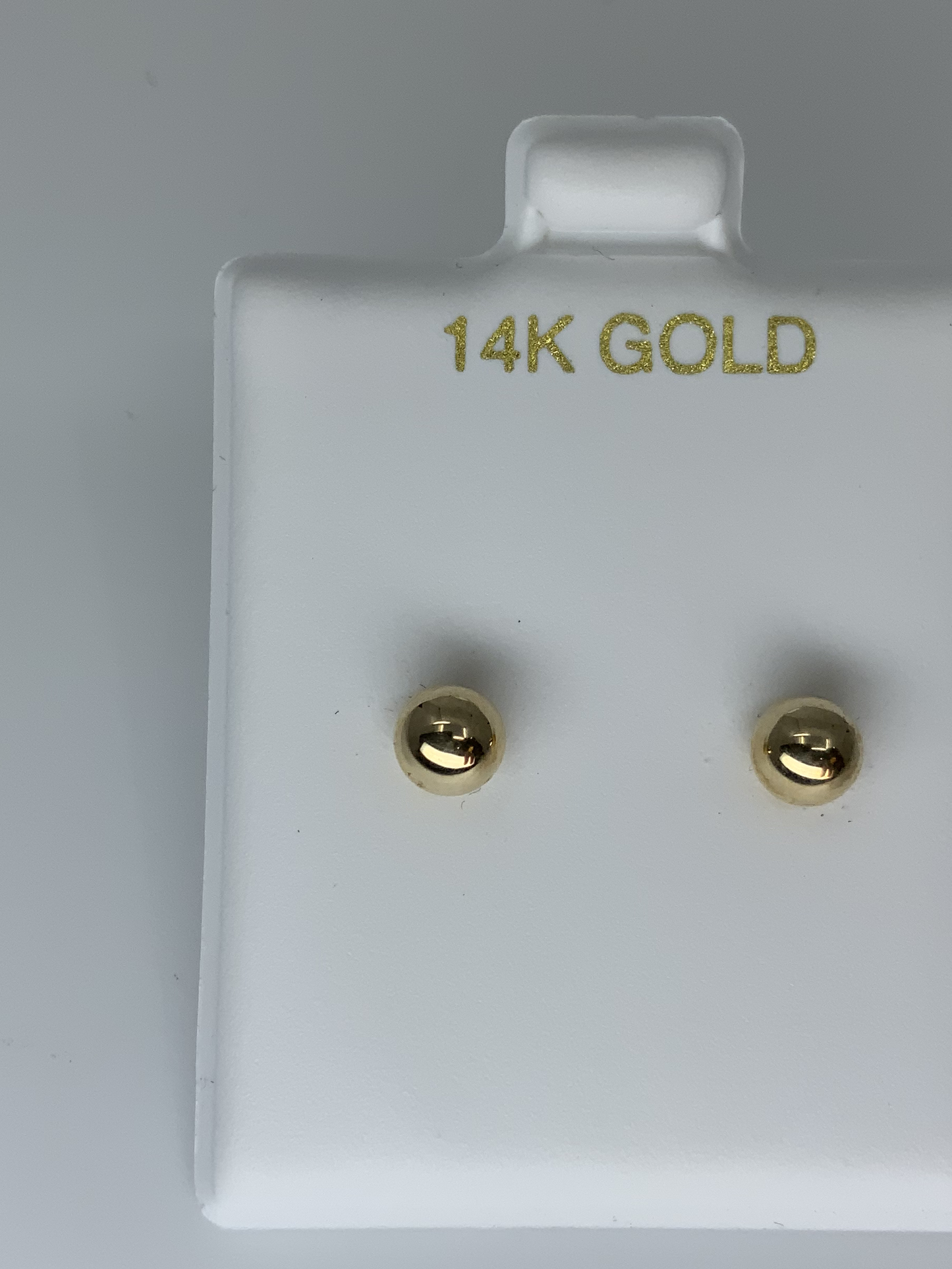 Earring 3.0mm 14K Gold