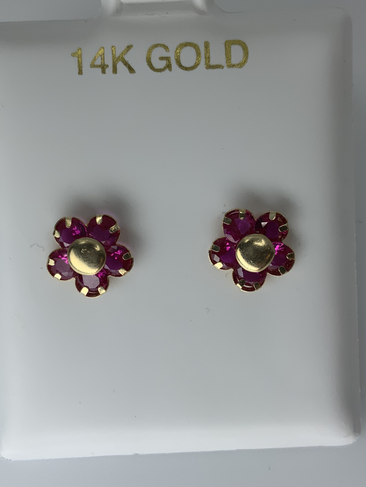 Earring 8.0mm 14K Gold