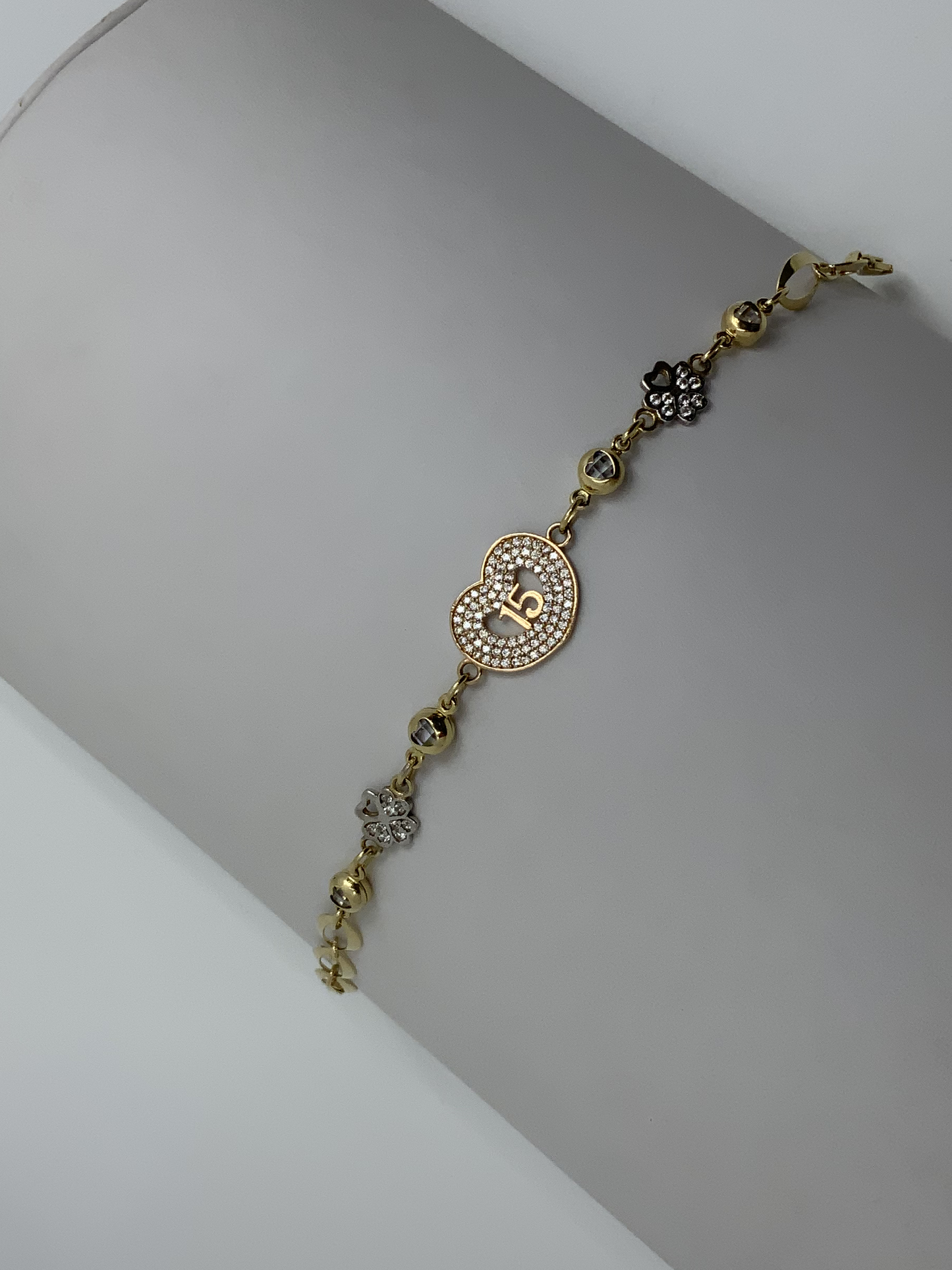 Pulsera 8.0mm Oro 14K