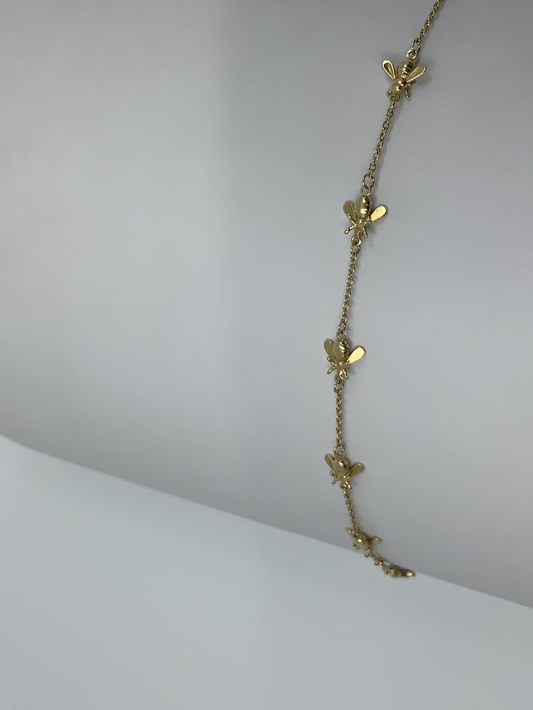 Pulsera 1.0mm Oro 14K