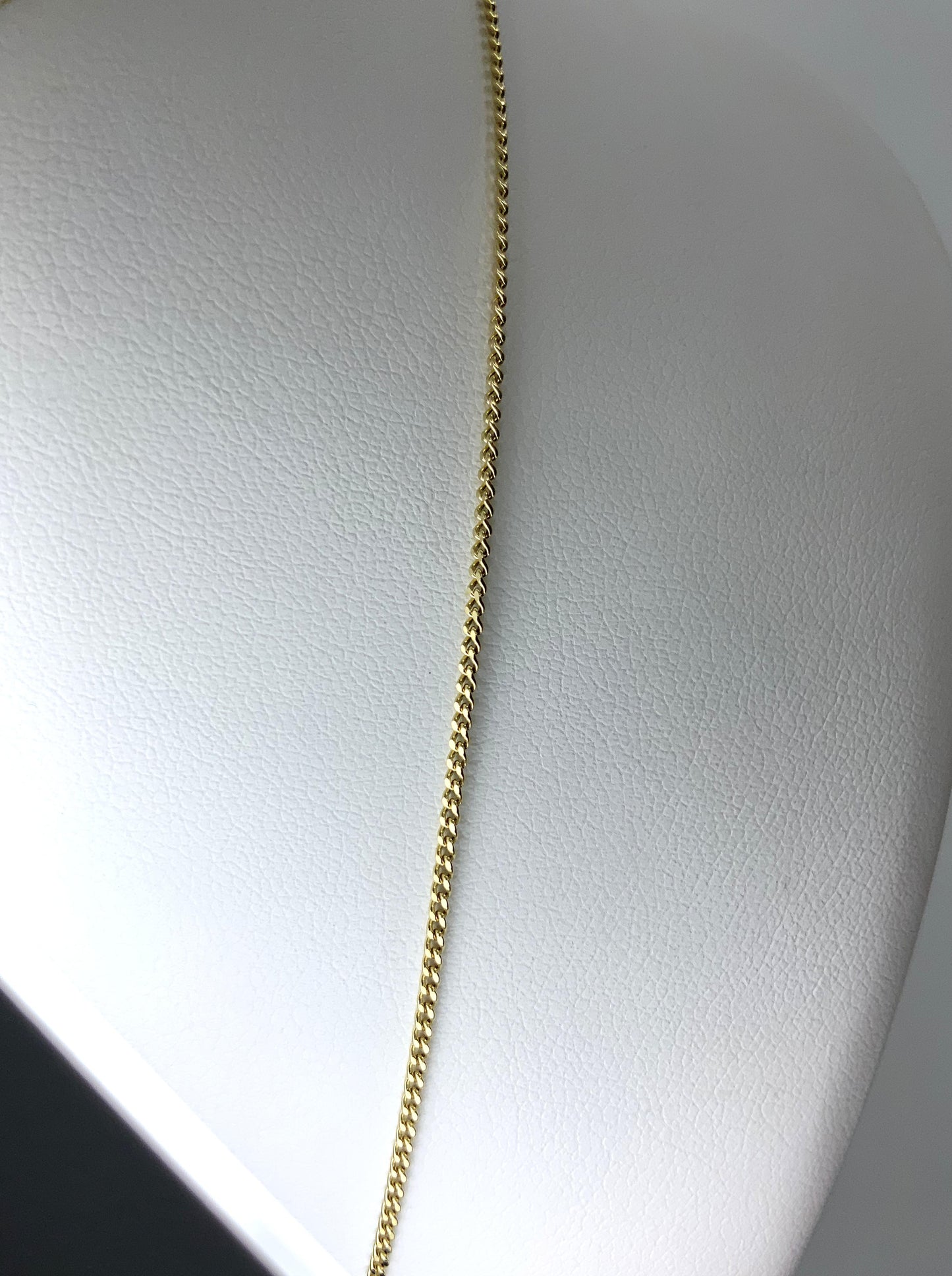 Cadena 1.0mm 20.0" Oro 14K Cuban